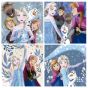 Прогресивен пъзел Frozen 4 в 1 (12, 16, 20 и 25 части) – Educa