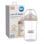 Шише с двузонов биберон Natural Shape 260мл. 3м+ - Canpol babies