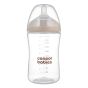 Шише с двузонов биберон Natural Shape 260мл. 3м+ - Canpol babies