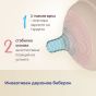 Шише с двузонов биберон Natural Shape 150мл. 0м+ - Canpol babies