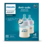 Комплект за хранене от 2 броя шишета Classic Anti-colic с биберон 0м+, 2х125мл - Philips AVENT
