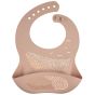 Силиконов лигавник с джоб Canpol babies, 4м+ Beige
