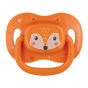 Силиконова симетрична залъгалка Canpol Babies - Cute Animals оранжева 6-18м
