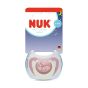 Силиконова залъгалка NUK First Choice Night Заек 0-6м. + кутийка 