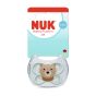 Силиконова залъгалка NUK Perfect Match AIR Мече 0-6м. + кутийка