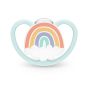 Силиконова залъгалка 0-6 м. Дъга NUK Space + кутийка