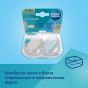 Комплект 2 броя симетрични силиконови залъгалки Dental Air NUDE, Cream 0–6 м – Canpol