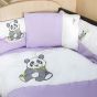  Спален комплект от десет части Pandoo Лилав