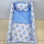 Спален комплект с обиколници Blue Elephant - 50x100