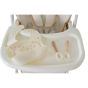 Стол за хранене с подарък Lindo White