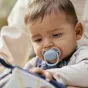 Комплект от 2 броя ортодонтични залъгалки за новородени, Ultra Air 0-6м, Philips AVENT -  пастелни, момче