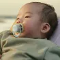 Комплект от 2 броя ортодонтични залъгалки за новородени, Ultra Air 0-6м, Philips AVENT -  пастелни, момче