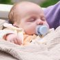Комплект от 2 броя ортодонтични залъгалки за новородени, Ultra Start 0-2м, Philips AVENT - Синьо и Зелено