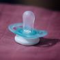 Комплект от 2 броя ортодонтични залъгалки за новородени, Ultra Start 0-2м, Philips AVENT - Синьо и Зелено