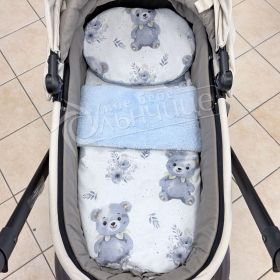 Зимен комплект за количка - Blue Bear
