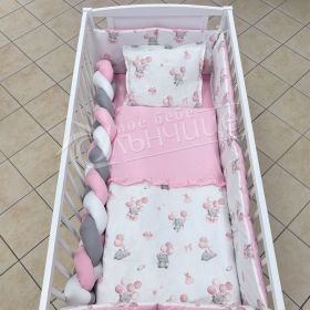 Спален комплект с обиколници - Balloon Dream Pink