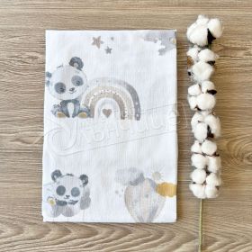 Бебешка пелена - Cloudy Panda Бархет
