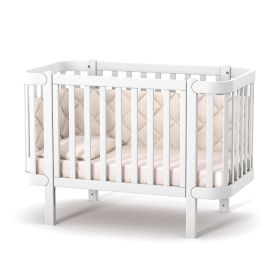 Бебешко легло от бук Monaco - White