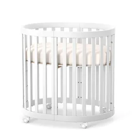 Бебешко легло от бук Roma - White