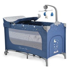 Детска сгъваема кошара Once upon a time 3 - Cangaroo - синьо