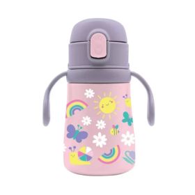 Детска термо бутилка за вода от стомана Vacuum - Rainbow 350 мл