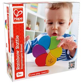 Дървена дрънкалка Дъга – Hape