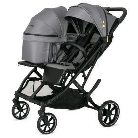 Комбинирана количка за породени деца X-Double Cool Grey Lux – X-LANDER