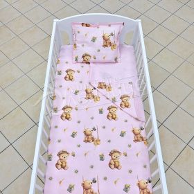 Комплект чаршафи Honey Bear - Pink
