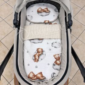 Комплект за количка Little Teddy Bear Vintage - Есен/Зима