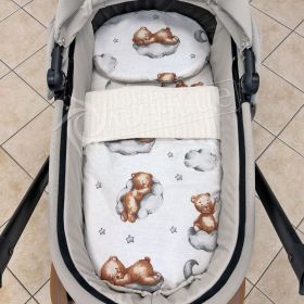 Комплект за количка Little Teddy Bear Vintage - Есен/Зима