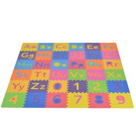 Мек пъзел с принт Alphabet and Numbers