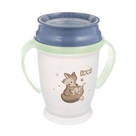 Неразливаща се чаша с дръжки 360° LOVI N&D Fox, 250 мл, 9м+