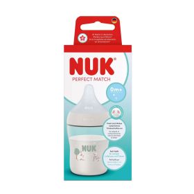 NUK Perfect Match Шише РР 150мл. със силиконов биберон за хранене S - Овца