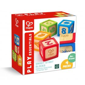 Образователни дървени кубчета 4 броя – Hape
