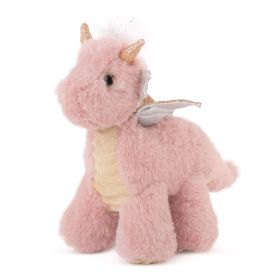 Плюшена играчка Дракон със златни криле  - 22 см