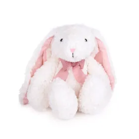 Плюшена играчка Зайчето Бела - 28 см (Бял)