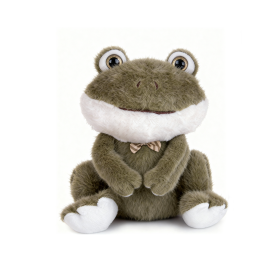 Плюшена играчка Жаба с папийонка - 26 см