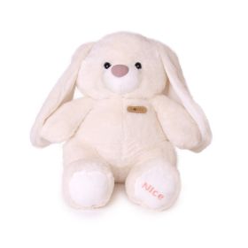 Плюшена играчка Зайче Happy - 34 см (Бежов)