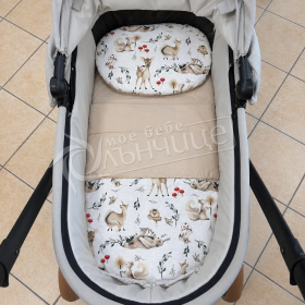 Двулицев комплект за количка Forest Tale - Пролет/ Есен