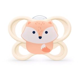 Силиконова залъгалка NUK Perfect Match AIR Лисица 0-6м. + кутийка 