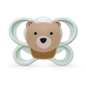 Силиконова залъгалка NUK Perfect Match AIR Мече 0-6м. + кутийка 