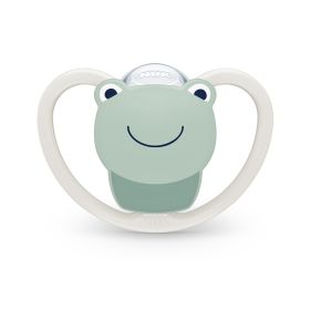 Силиконова залъгалка 0-6 м. Жаба NUK Space + кутийка