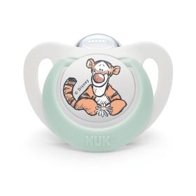 Силиконова залъгалка 0-6 м. Тигър NUK + кутийка