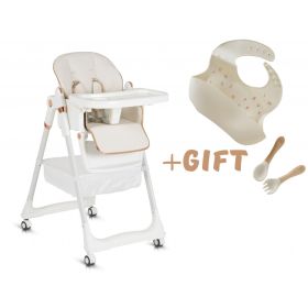 Стол за хранене с подарък Lindo White