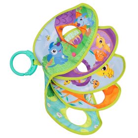 Текстилна книжка Щастливи у дома с животни за куклен театър - Playgro, 12м+