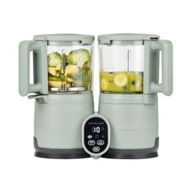 Уред за готвене на пара Nutribaby Glass Celadon - Babymoov