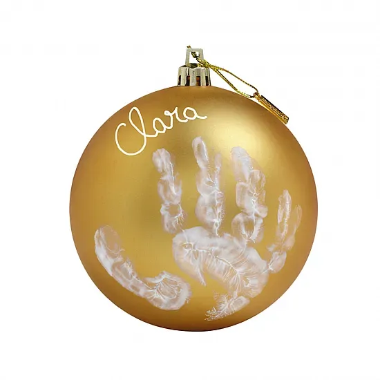 Коледна топка Christmas Ball, Златна - BABY ART 