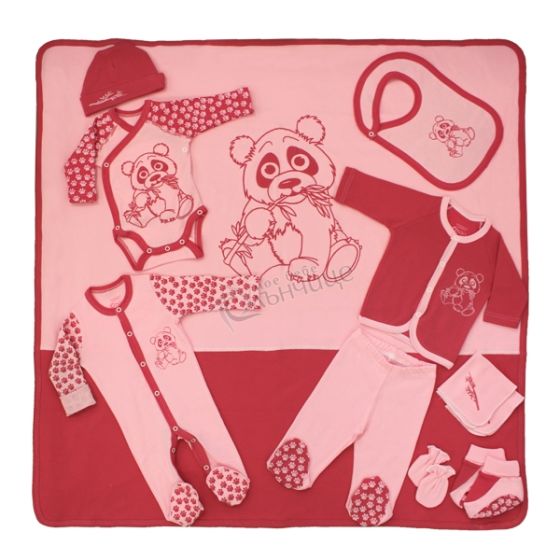 Комплект за изписване 11 части - Pandoo Lux Розов