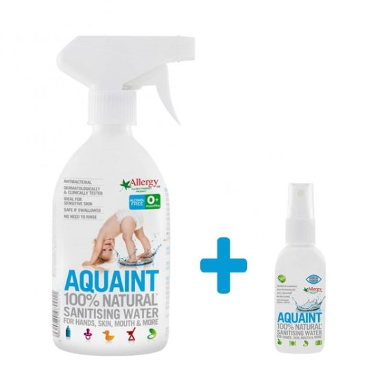 Натурална дезинфекцираща вода - AQUAINT - 500мл. + 50 мл. подарък