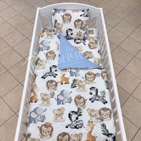 Спален комплект от три части - Blue Jungle